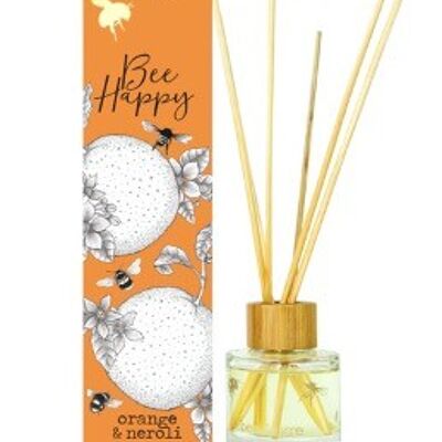 Probador de velas aromáticas pequeñas Bee Happy Orange & Neroli