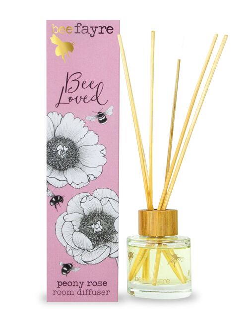 Bee Loved Peony Rose Reed Diffuser-Tester