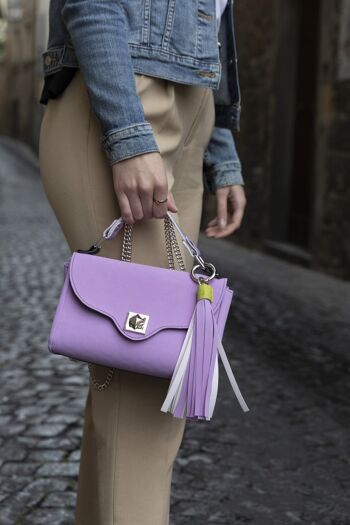 Mini sac à bandoulière spécial été Miura - Lilas 1