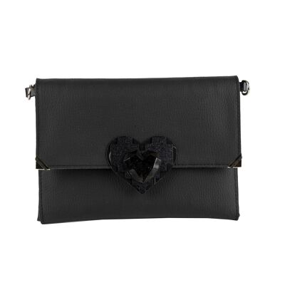 Mini Clutch Love - Nero