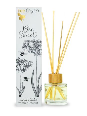 Diffuseur-testeur de roseaux Bee Sweet Honey Lily