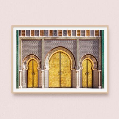 Póster / Fotografía - Palacio Real | Fez Marruecos 30x40cm