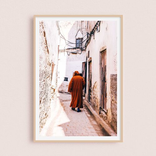Affiche / Photographie - Perdu dans une Ruelle | Fès Maroc 30x40cm