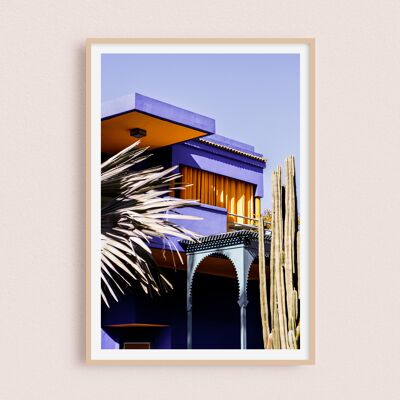 Poster / Fotografie - Majorelle Garden | Marrakesch Marokko 30x40cm