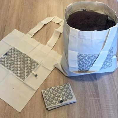 Tote bag pliable