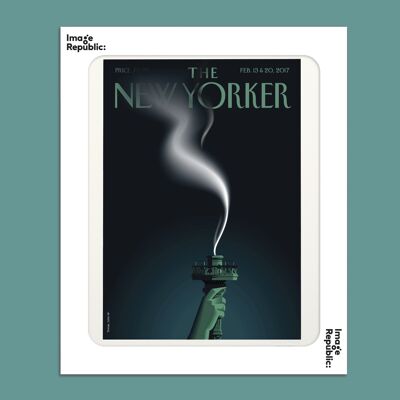 AFFICHE 40x50 cm THE NEWYORKER 175 TOMAC LIBERTY'S FLAME