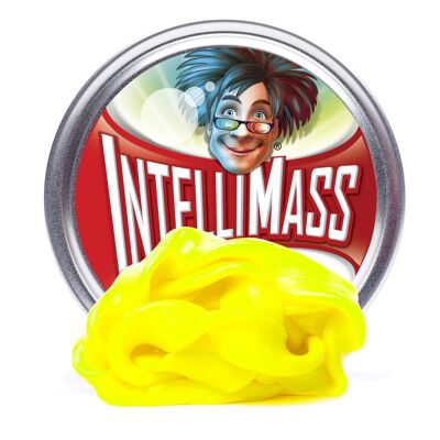 INTELLIMASS - Neon Yellow after charging in the sun, it glows in the dark