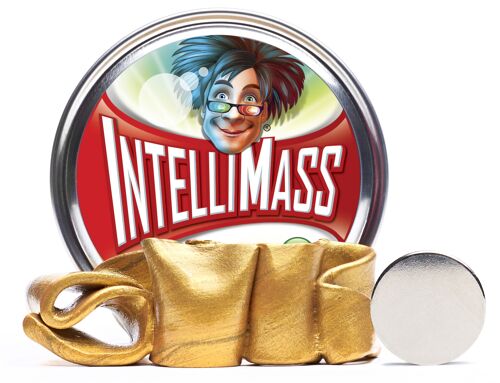 INTELLIMASS - Ferromagnetic Gold with neodymium magnet