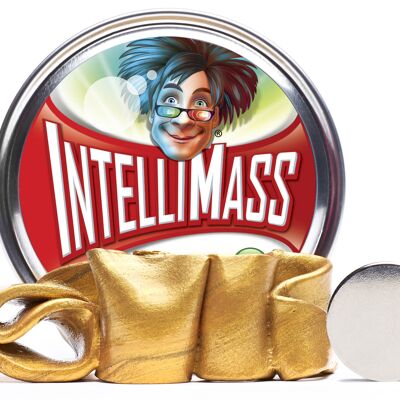 INTELLIMASS - Ferromagnetic Gold with neodymium magnet
