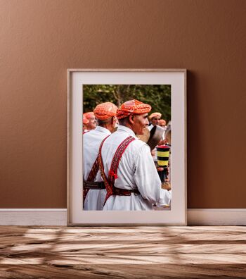 Affiche / Photographie - Les Musiciens de Imouzzer Kandar | Maroc 30x40cm 4