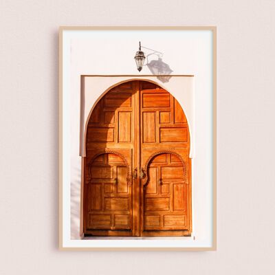 Poster / Foto – Marokkanische Tür | Meknes Marokko 30x40cm