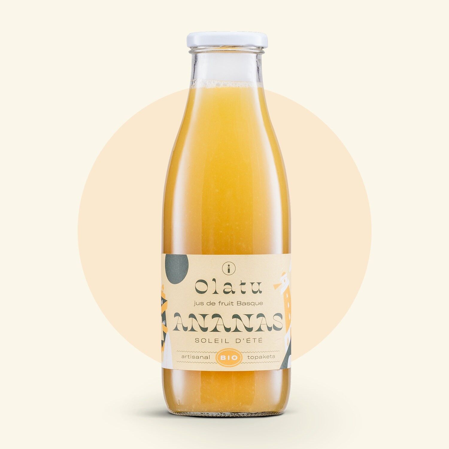 Topaketa - Jus d'ananas Bio 75cl