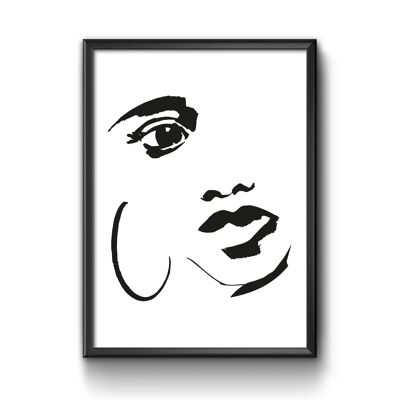 Visage de femme #2 - A4