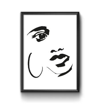 Visage de femme #2 - A4