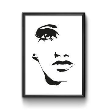 Visage de femme #1 - A3