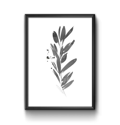 Ink Leaf #2 - A4
