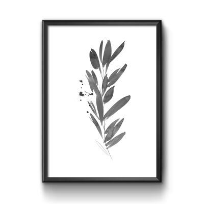 Ink Leaf #2 - A3