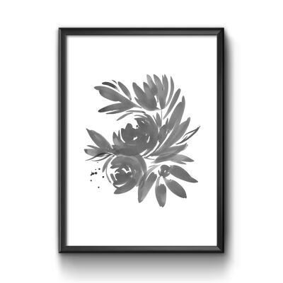Tinta floral - A4