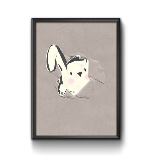 Bunny Print - A3