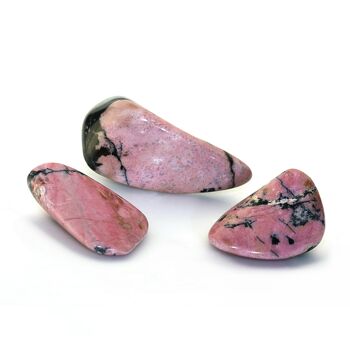 Pierres roulées en rhodonite, paquet de 200g