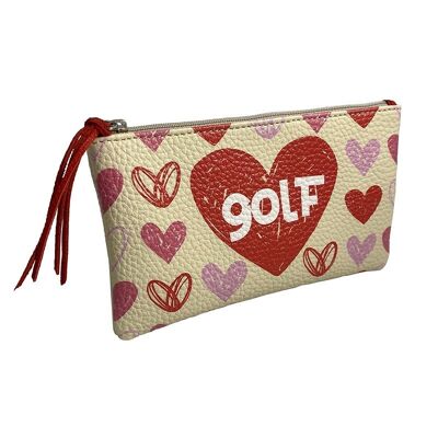Ofelia T Maria Mini Clutch Golf Heart Collection