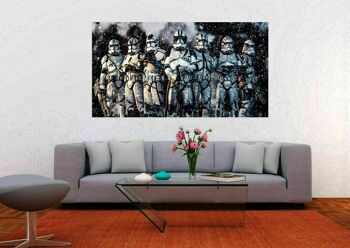 Toile Star Wars Stormtrooper Pictures Tableaux Muraux XXL - 40 x 30 cm 3