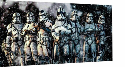 Leinwand Star Wars Sturmtruppler Bilder Wandbilder  XXL - 90 x 60 cm