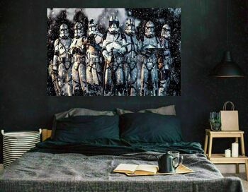 Toile Star Wars Stormtrooper Pictures Tableaux Muraux XXL - 90 x 60 cm 5