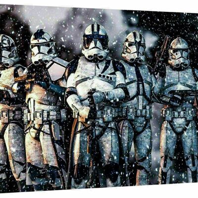 Leinwand Star Wars Sturmtruppler Bilder Wandbilder  XXL - 120 x 80 cm