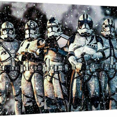 Leinwand Star Wars Sturmtruppler Bilder Wandbilder  XXL - 180 x 100 cm