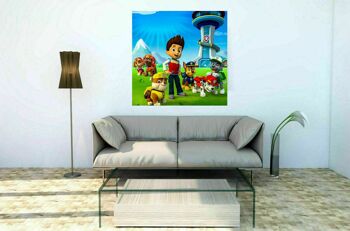 Tableaux sur toile séries enfants Paw Patrol tableaux muraux - format paysage - 150 x 100 cm 5