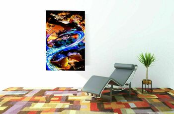 Anime Demon Slayer Toile Photos Wall Art - Format Portrait - 60 x 40 cm 2