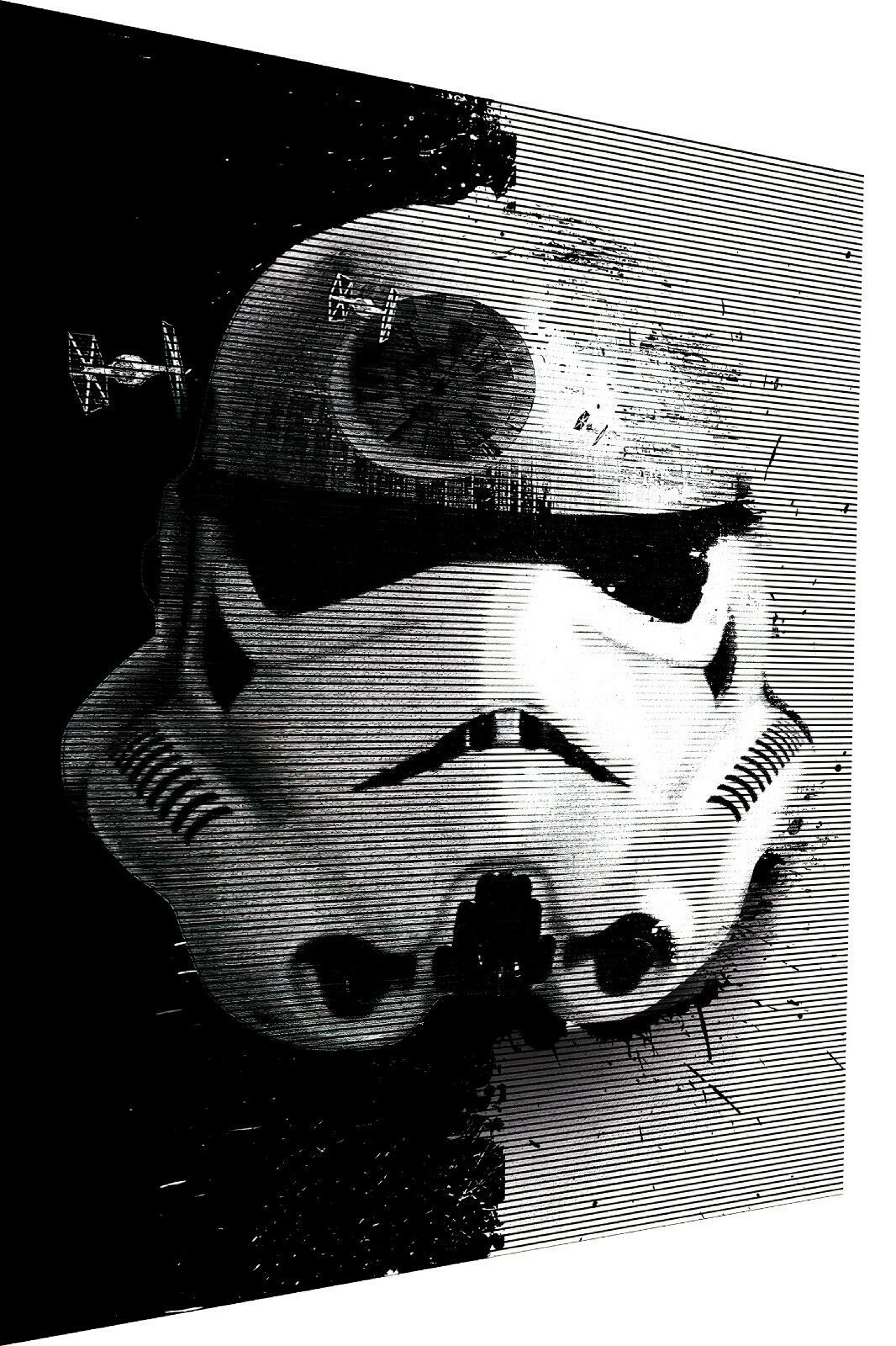 Mandalorian Graffitti Helmet' Poster, picture, metal print, paint by Star  Wars