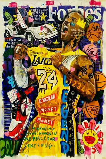 Toile murale Sport Lakers Basketball Pictures - Format portrait - 80 x 60 cm 2