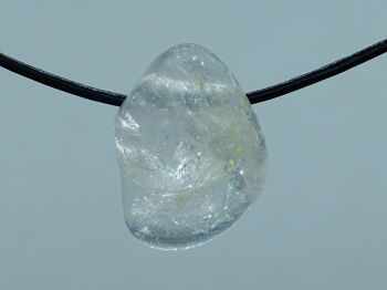 Cristal de roche de l'Himalaya, percé, pendentif, 3 pièces 2