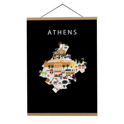 Map of Athens