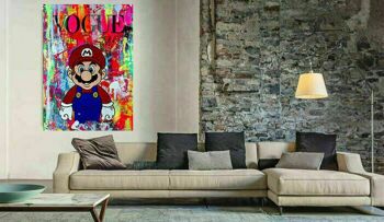 Pop Art Art Mario Kart Toile Tableaux Décoration Murale - Format Portrait - 90 x 60 cm 4