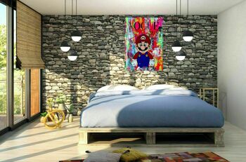 Pop Art Art Mario Kart Toile Tableaux Décoration Murale - Format Portrait - 90 x 60 cm 5