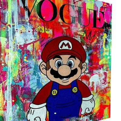 Pop Art Art Mario Kart Cuadros en Lienzo Cuadros de Pared - Formato Retrato - 80 x 60 cm