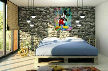 Pop Art Art Mickey Mouse Tableaux sur Toile Tableaux Muraux - Format Portrait - 40 x 30 cm 5