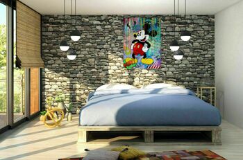 Pop Art Art Mickey Mouse Tableaux sur Toile Tableaux Muraux - Format Portrait - 160 x 120 cm 5