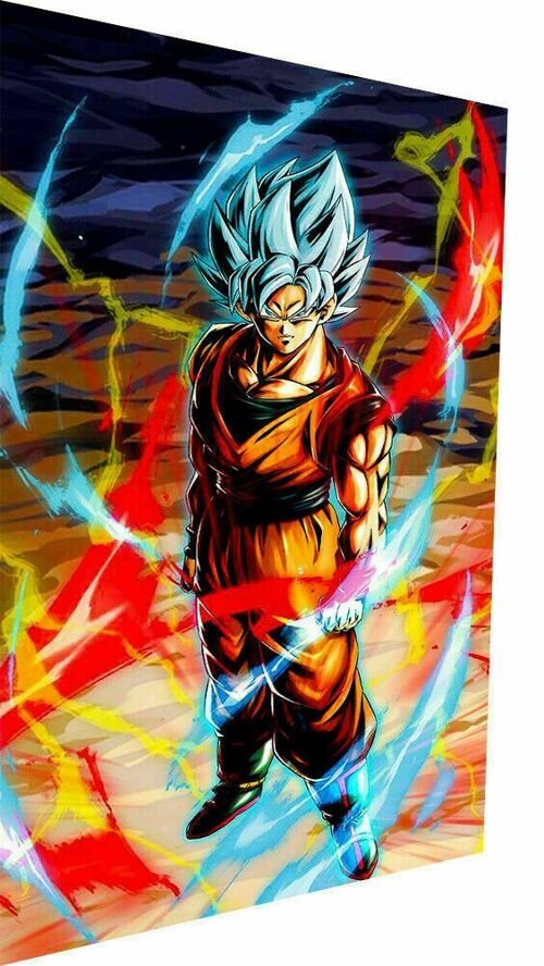 Dragon Ball Son-Goku Dragon Ball Leinwand Wandbilder - Hochformat - 40 x 30 cm