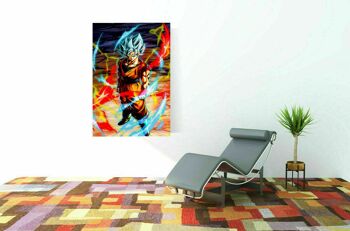 Dragon Ball Son Goku Dragon Ball Toile Wall Art - Format Portrait - 100 x 75 cm 5