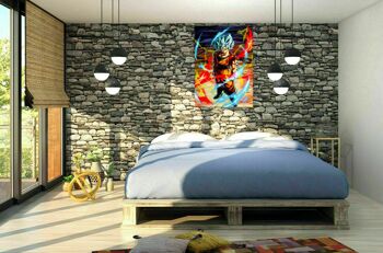 Décoration murale sur toile Dragon Ball Son Goku Dragon Ball - Format portrait - 120 x 80 cm 3