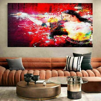 Abstrait Michael Jackson Tableaux sur Toile - Format Paysage - 60 x 40 cm 5