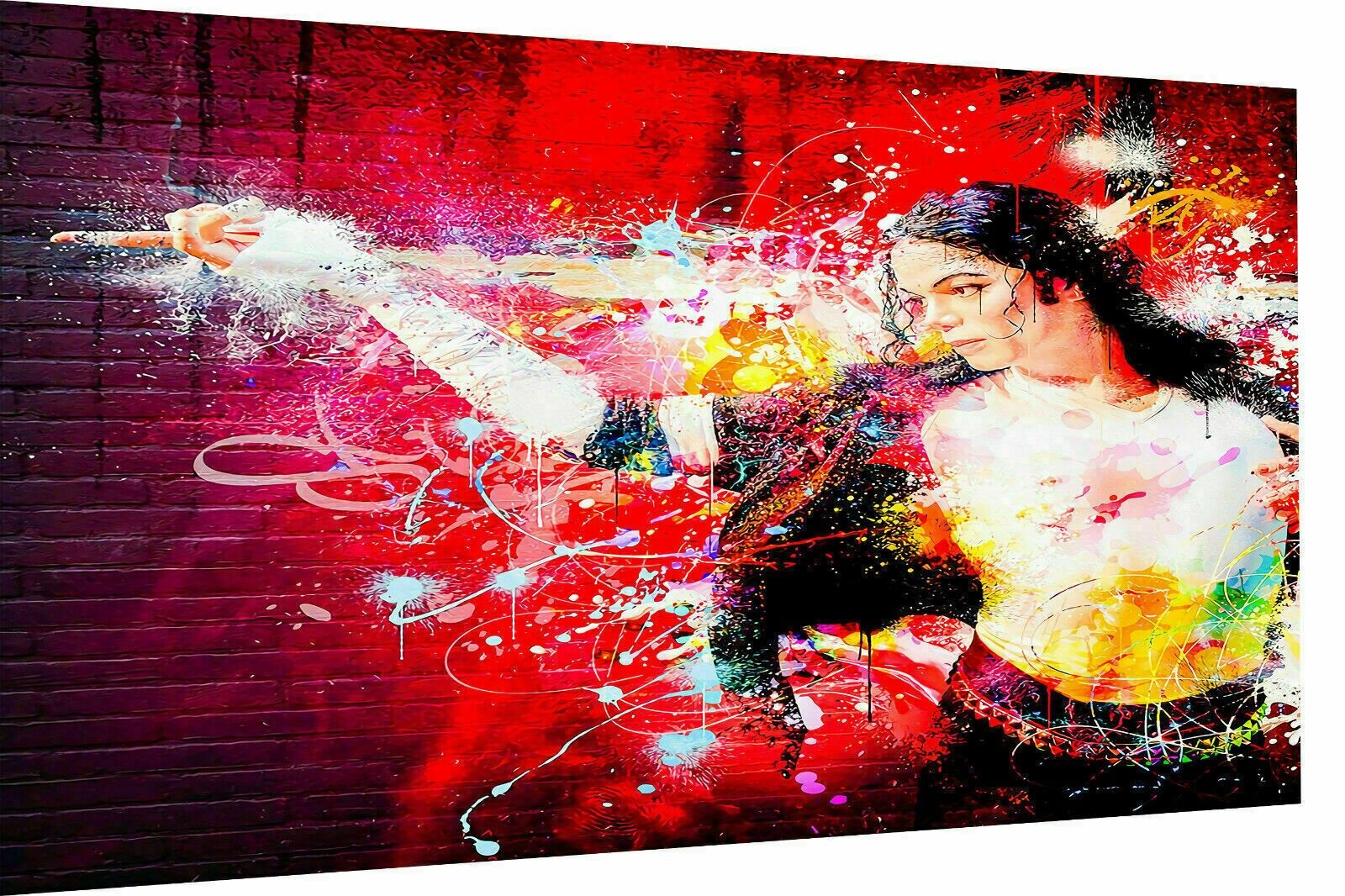 Quadri Astratti di Michael Jackson su Tela Wall Art - Formato Paesaggio - 150 x 100 cm