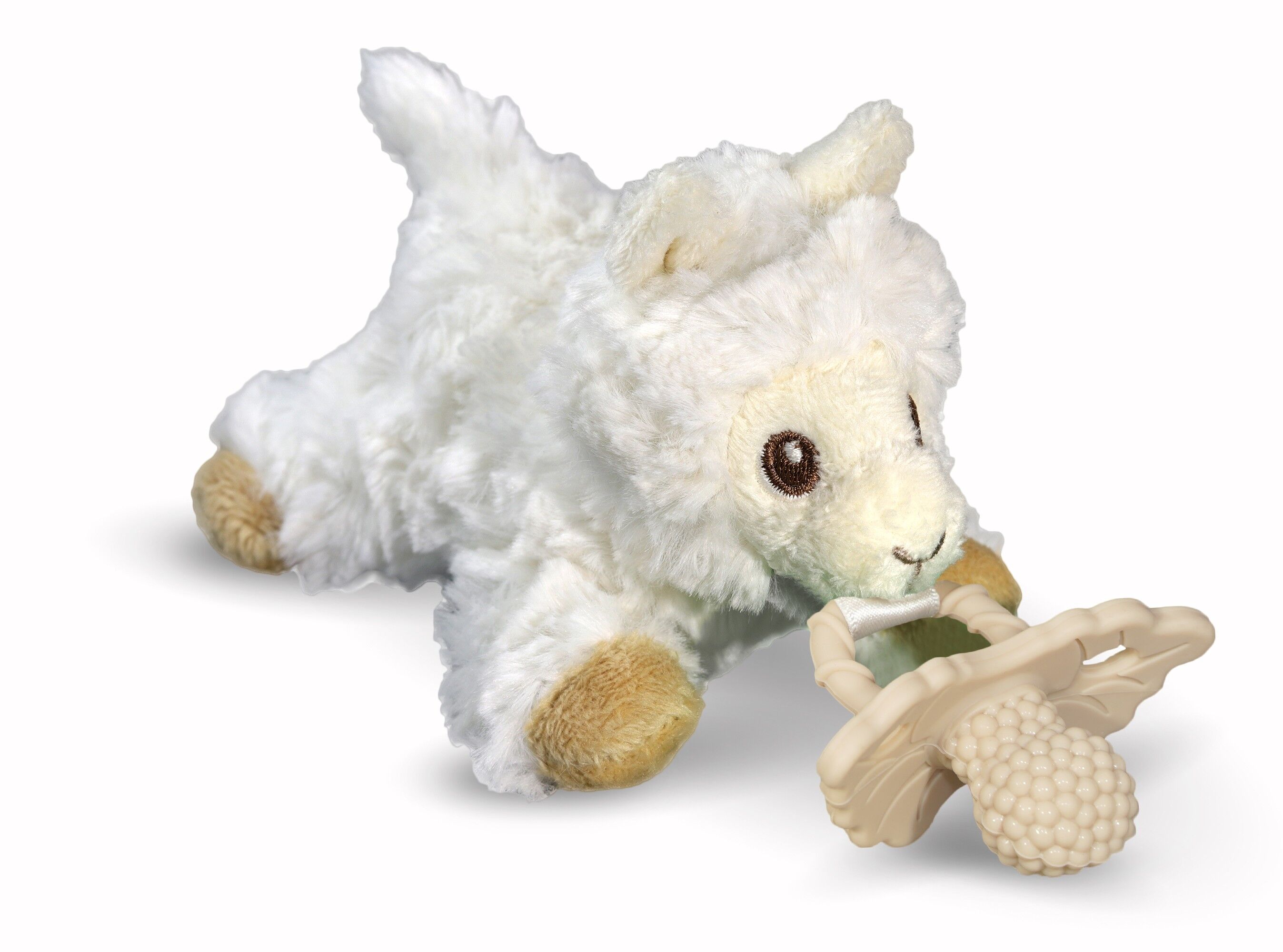 RaZbuddy pacifier hug Llama + RaZberry tea beige