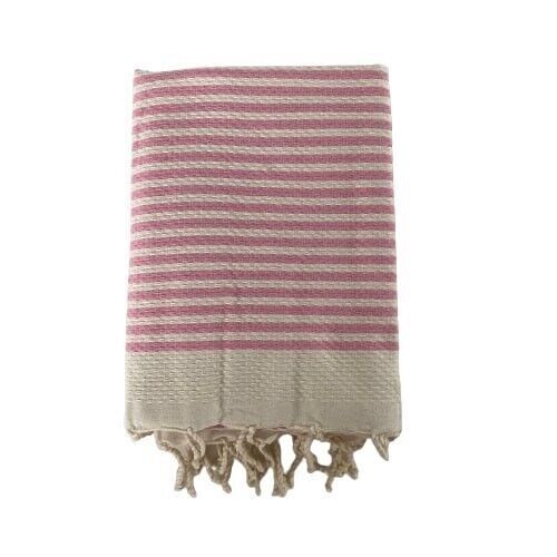 Fouta Nid d'Abeille YADARA Pinky 100x200 cm