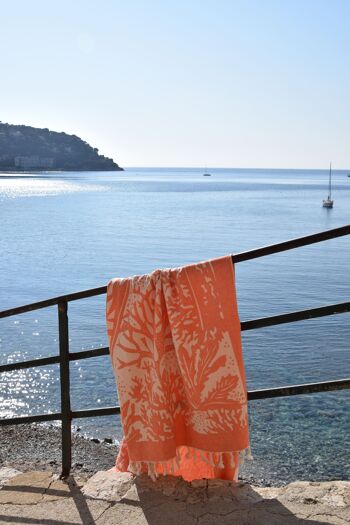 Fouta Anémone Corail 4