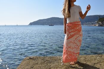 Fouta Anémone Corail 6